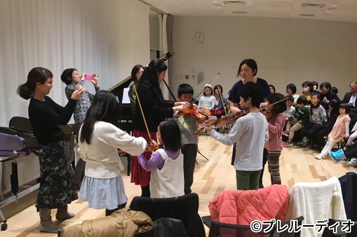 楽器体験ワークショップ＜ピアノトリオ＞